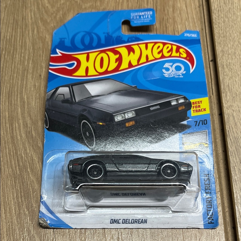 Hot Wheels DMC DeLorean Die-Cast Car - Black